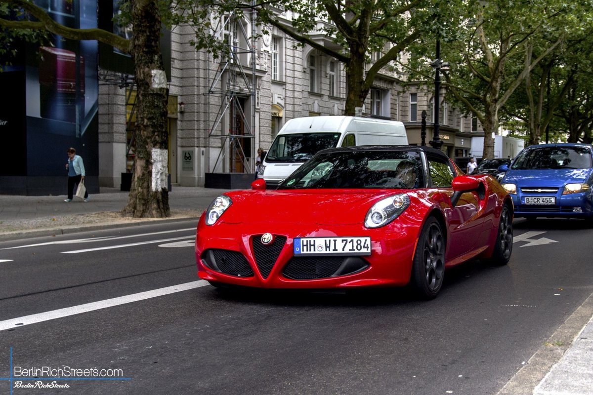 Alfa Romeo 4C Spider spotted in Berlin — BerlinRichStreets